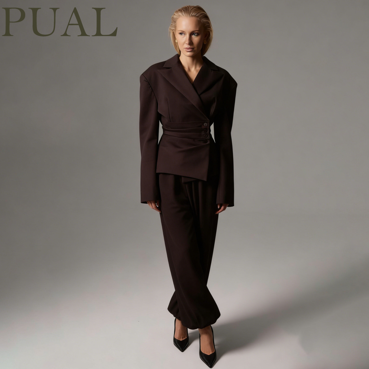 Women Formal Wear Korean - PUAL Fashion Women Blouse Long Sleeve