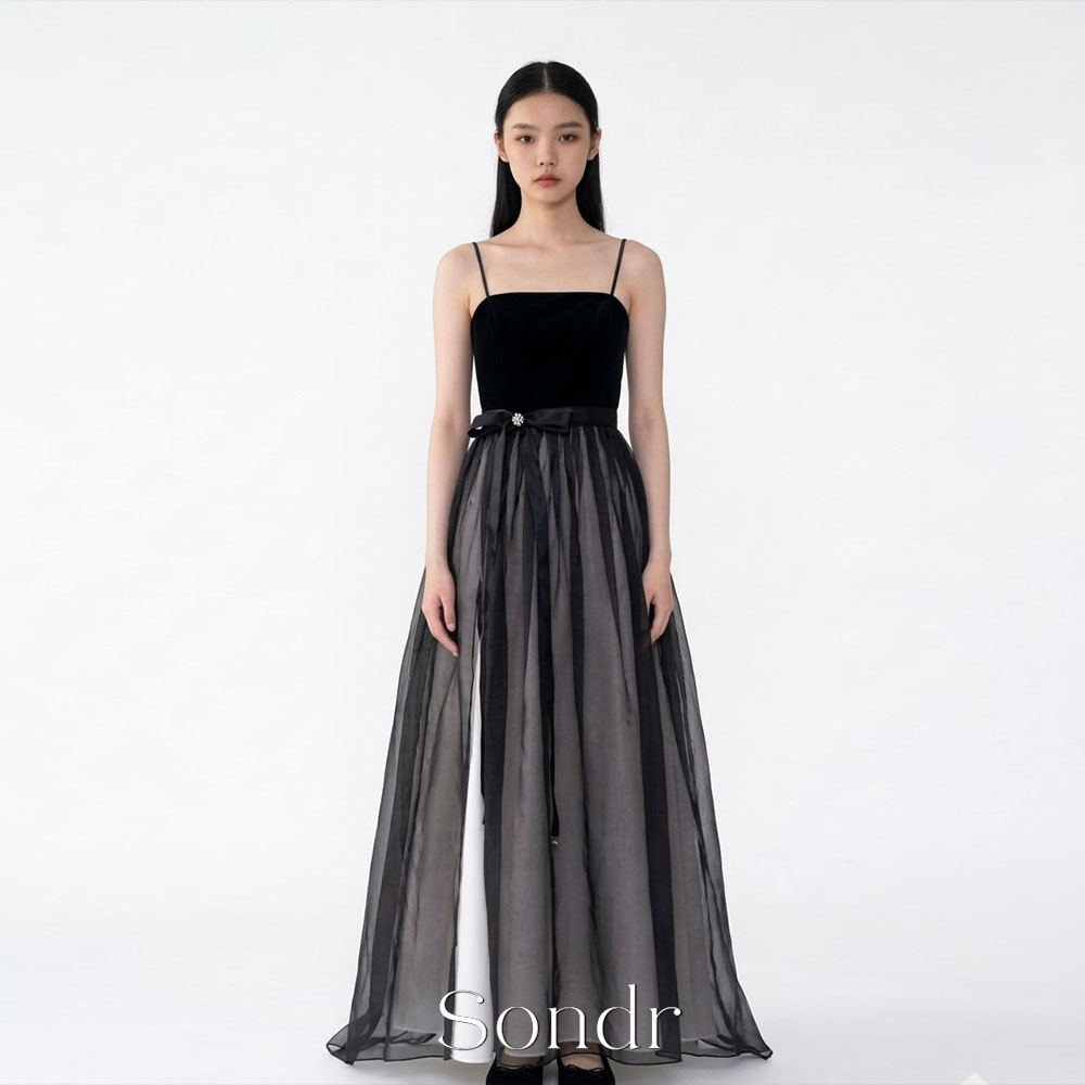 Women Formal Wear Korean - Sondr Customized Spaghetti Straps A Line