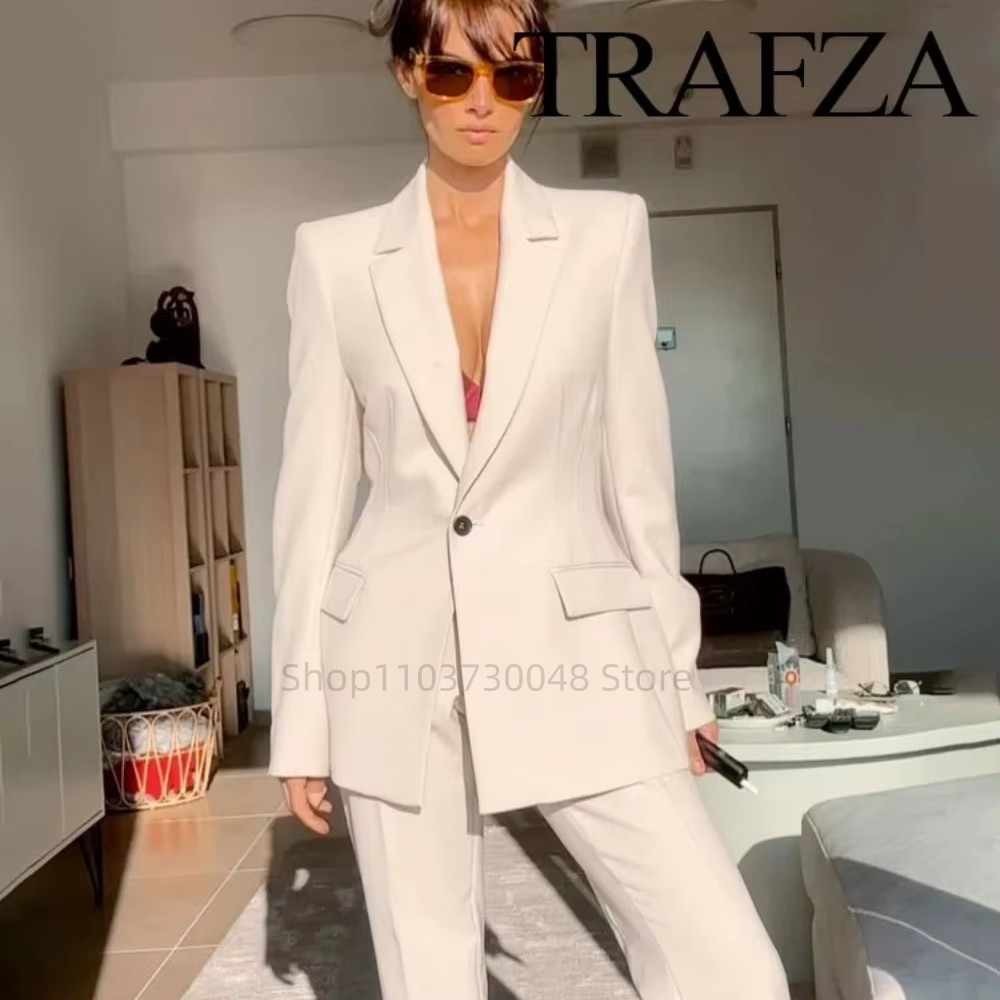 Women Formal Wear Set - Fashion Office Ladies Blazer and Pants