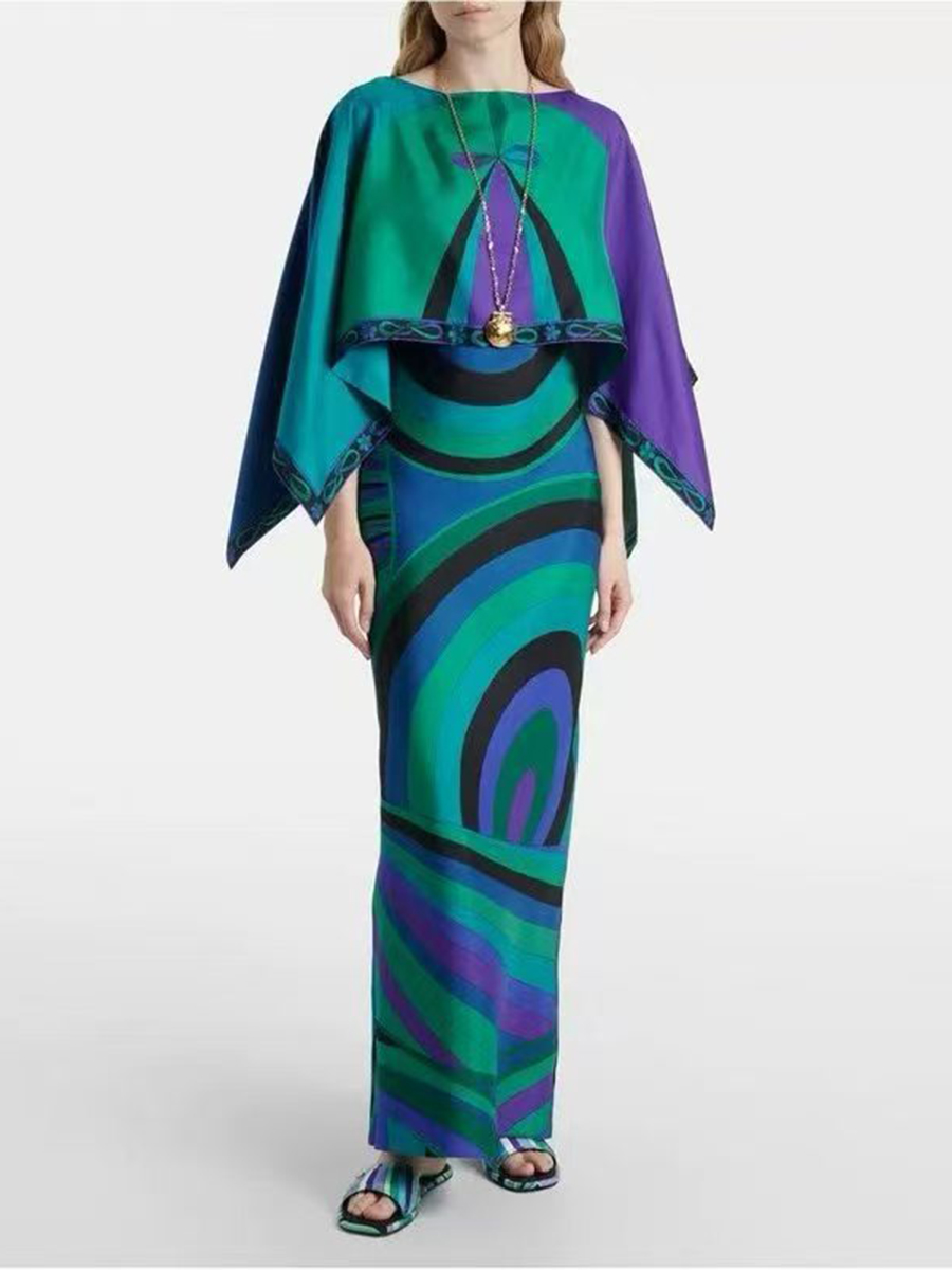 VGH Light Blue Abstract Print  - Women Formal Wear Set review and price