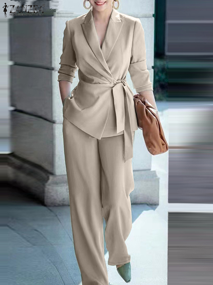 ZANZEA Spring 2pcs Office Wome - Women Formal Wear Set review and price