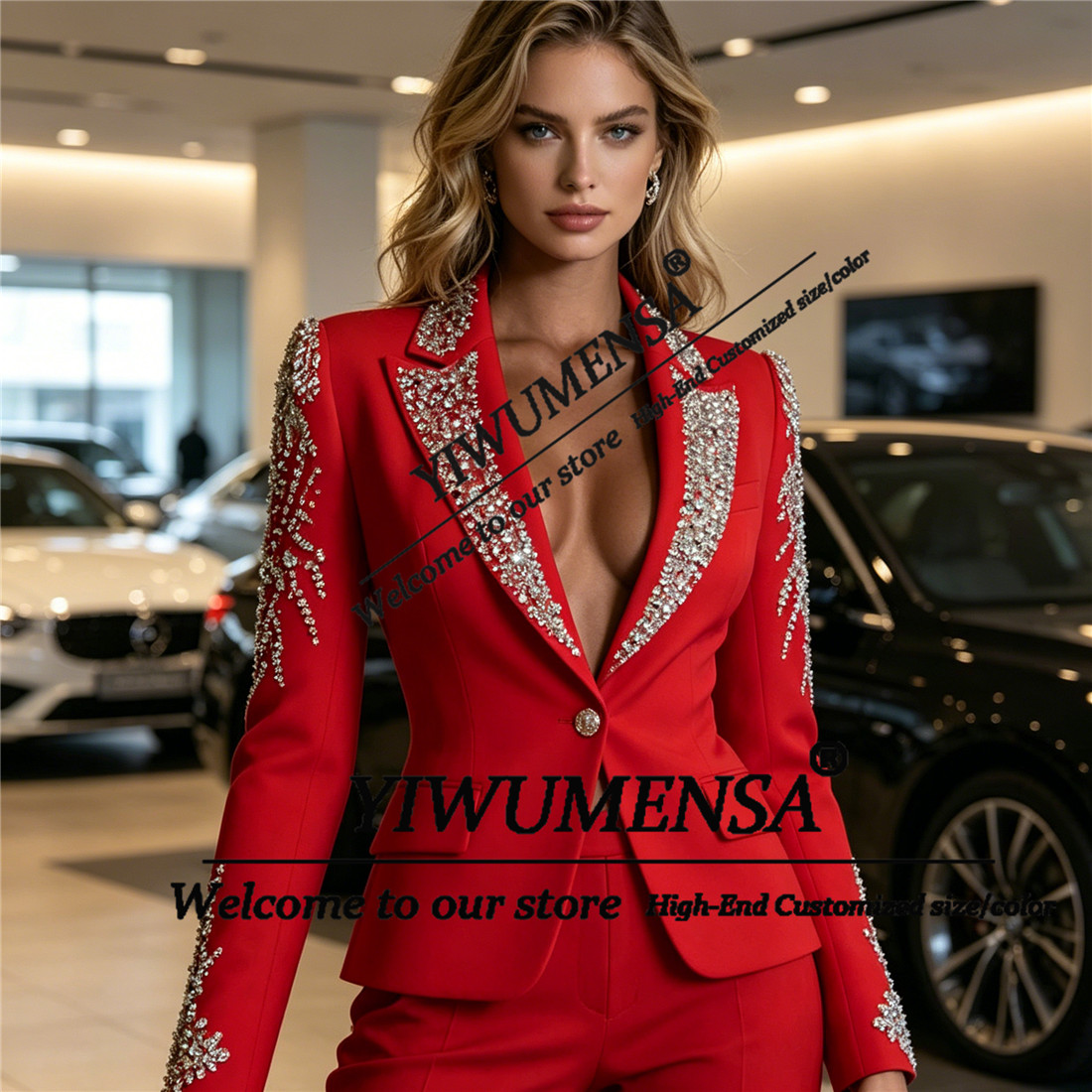 Luxury Women Suits 2 Pieces Se - Women Formal Wear Set review and price