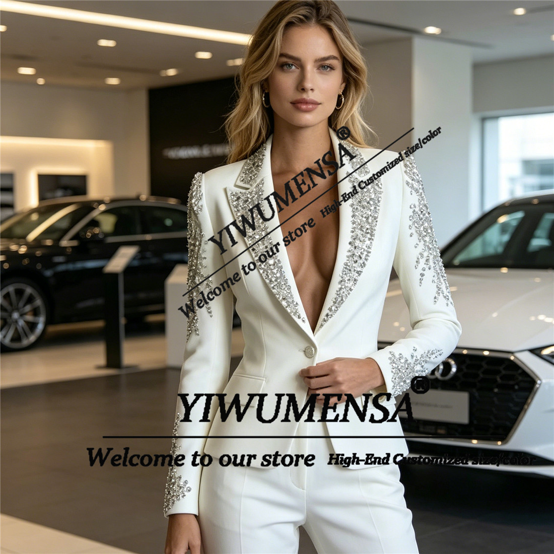Luxury Women Suits 2 Pieces Se - Women Formal Wear Set review and price