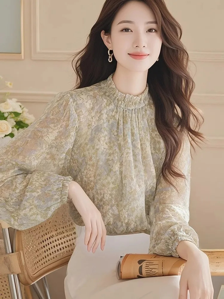 Long Sleeve Shirts Women Satin - Women Formal Wear Korean review and price
