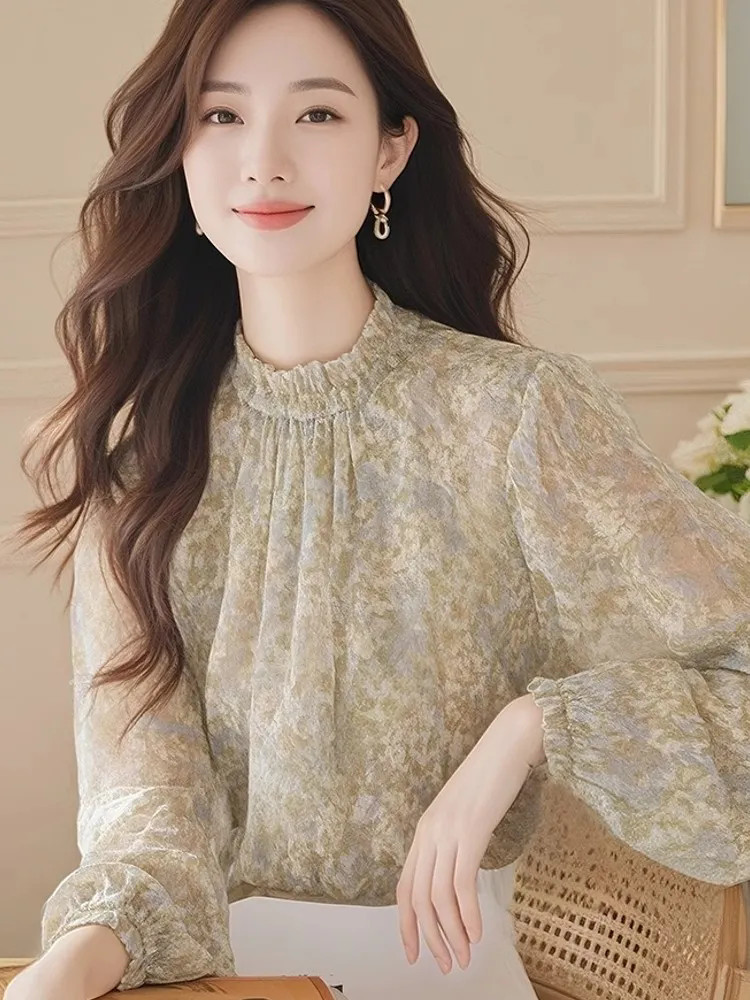 Long Sleeve Shirts Women Satin - Women Formal Wear Korean review and price