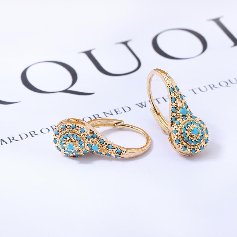 Ethnic Creative Turquoise Earr - Women Formal Wear Ethnic review and price