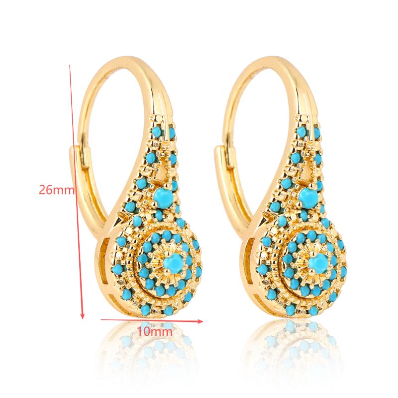 Ethnic Creative Turquoise Earr - Women Formal Wear Ethnic review and price