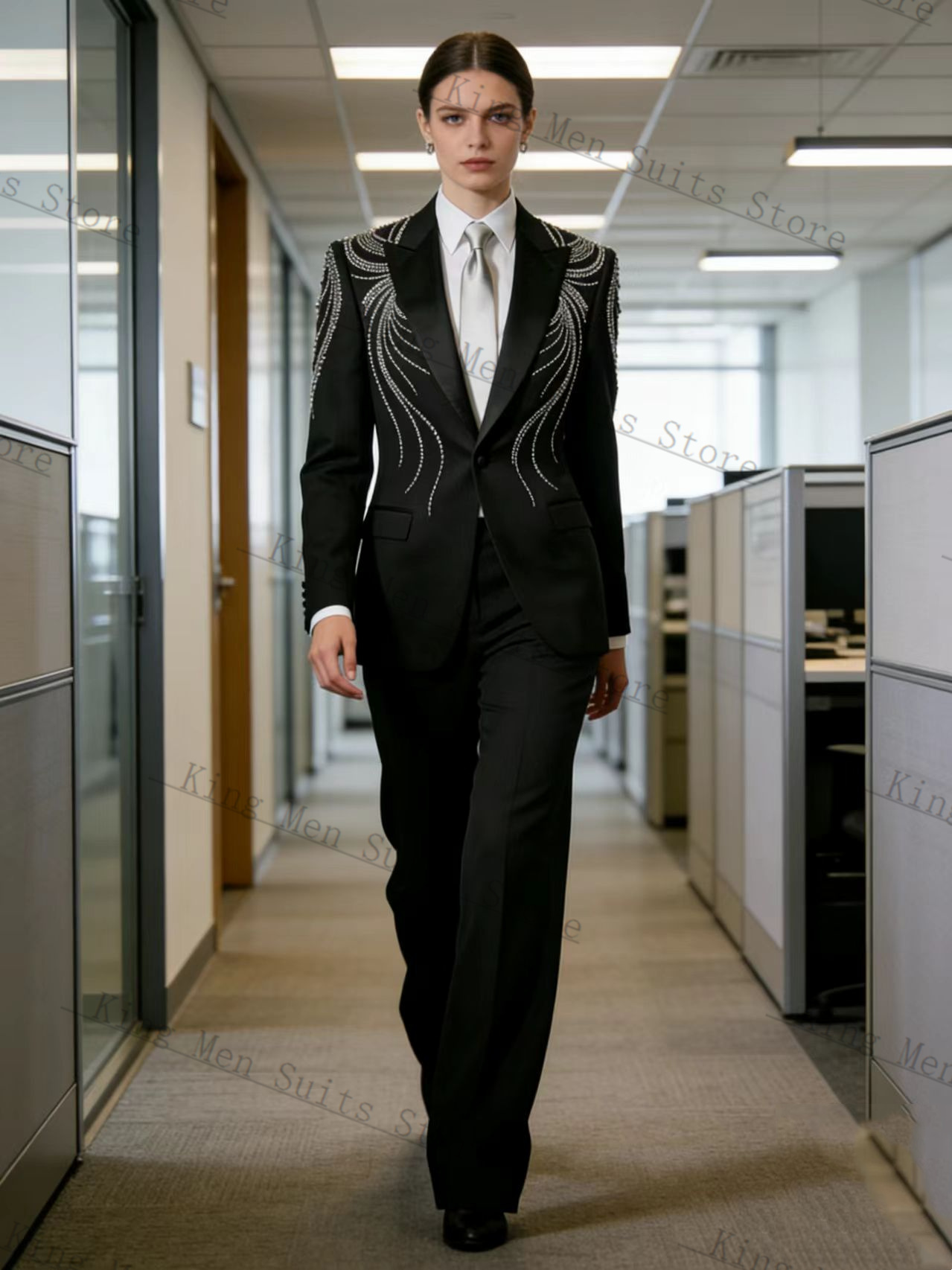 Black Women Suit Set 2 Pcs Bla - Women Formal Wear Trousers review and price