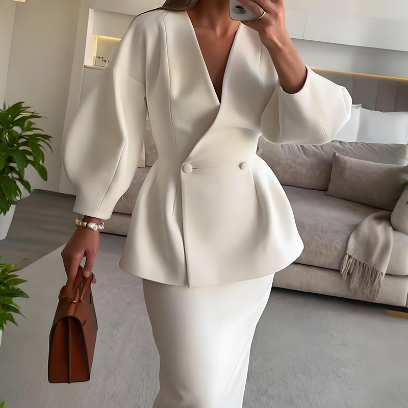 2 Piece Sets Women Outfits Ele - Women Formal Wear For Meeting review and price