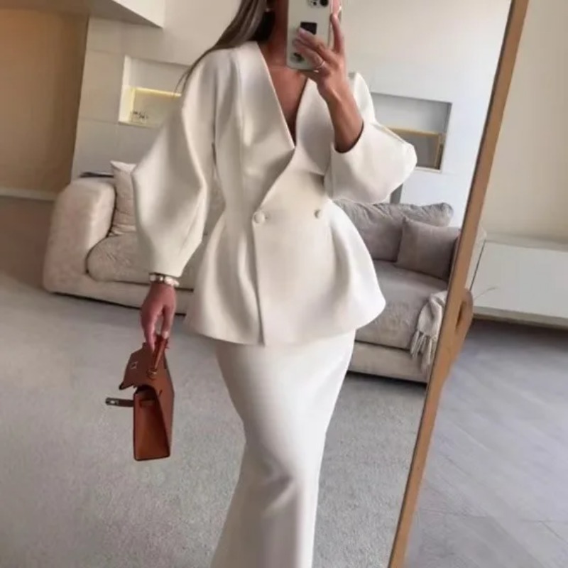 2 Piece Sets Women Outfits Ele - Women Formal Wear For Meeting review and price