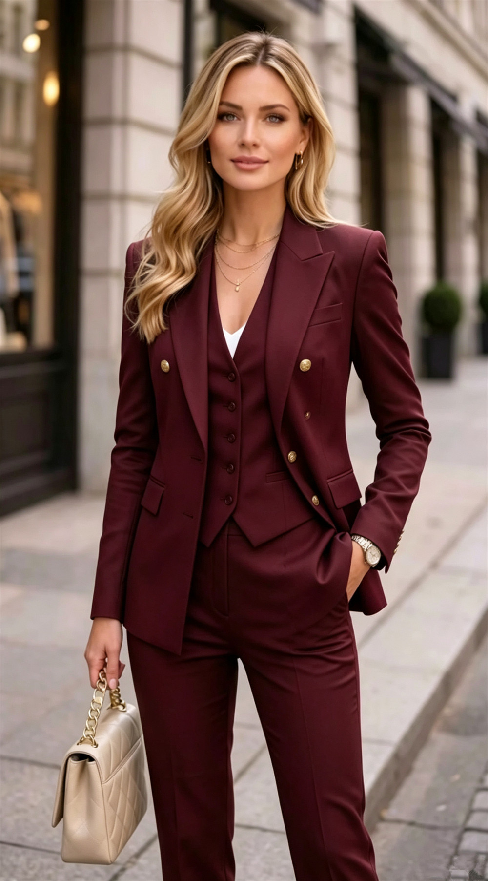 Lavender Women's Double Bested - Blazer Set Women Formal review and price