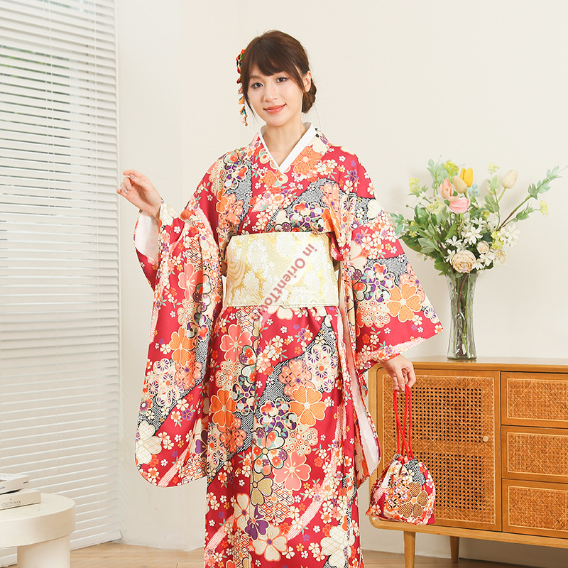 Japanese Kimono Women's Improv - Women Formal Wear Ethnic review and price
