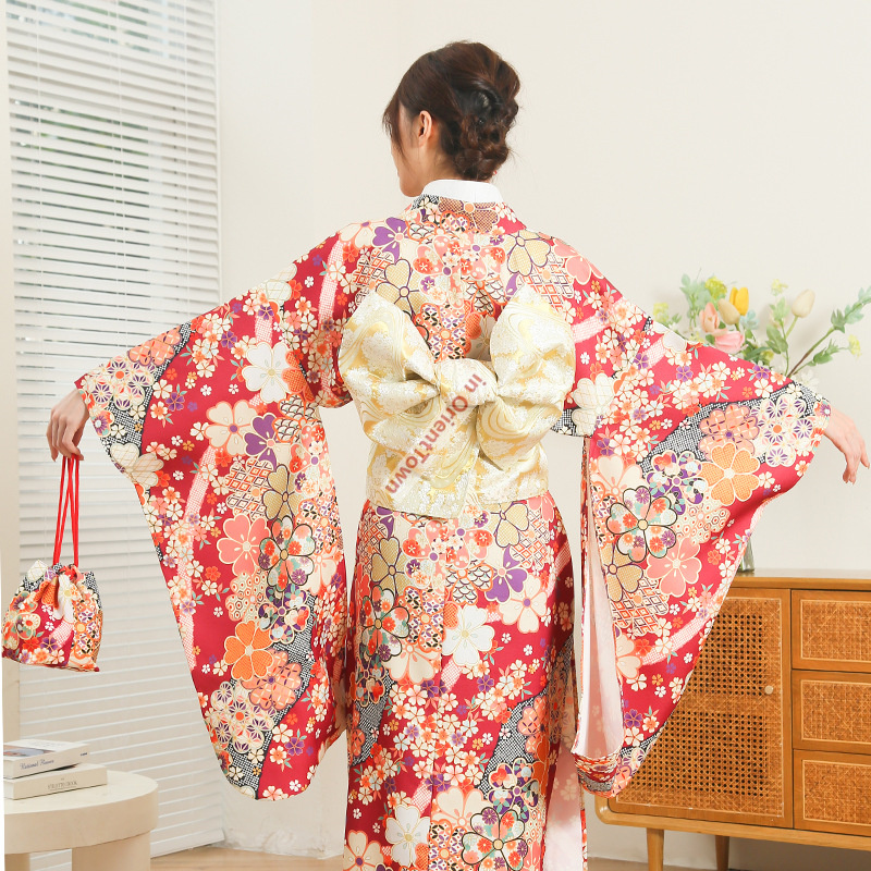 Japanese Kimono Women's Improv - Women Formal Wear Ethnic review and price