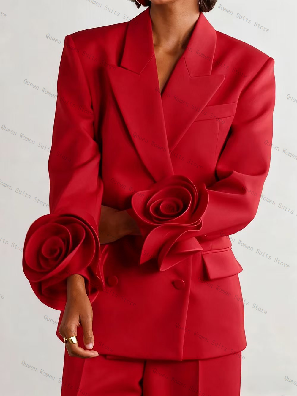Luxury Red Women Suit Set 2 Pc - Women Formal Wear Trousers review and price