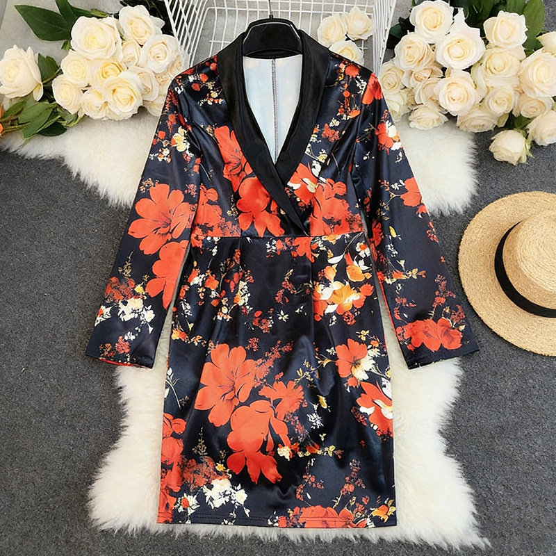 2026 Spring Floral Print V Nec - Women Formal Wear H&M review and price