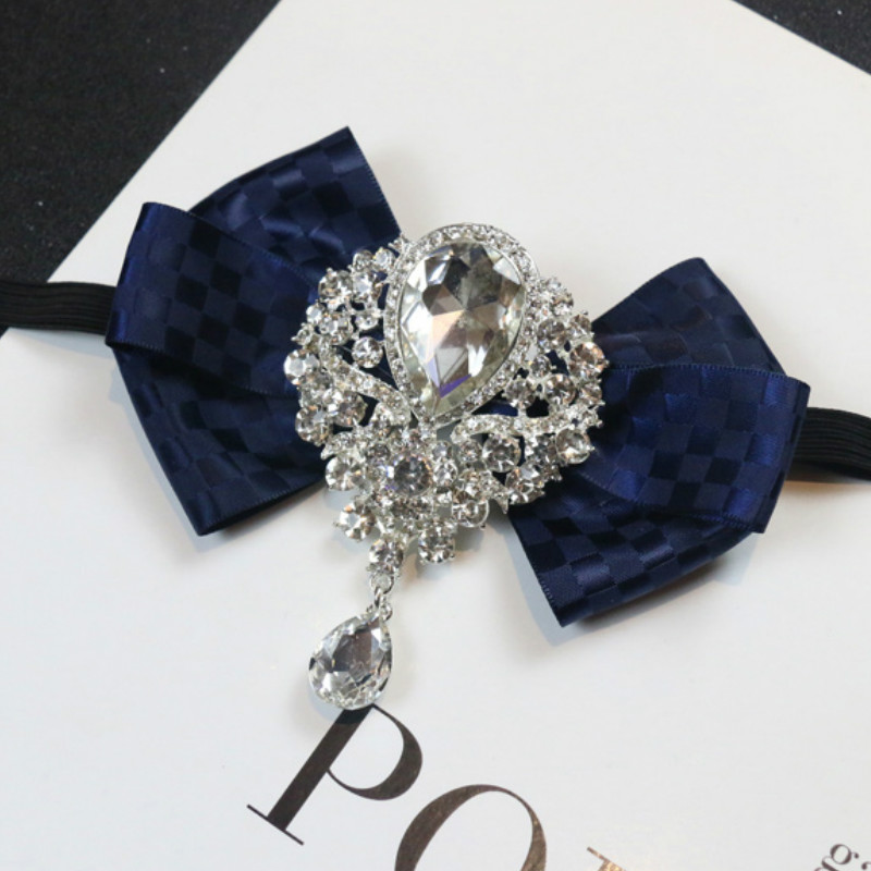Men's Wedding Rhinestone Bow T - Women Formal Wear Korean review and price