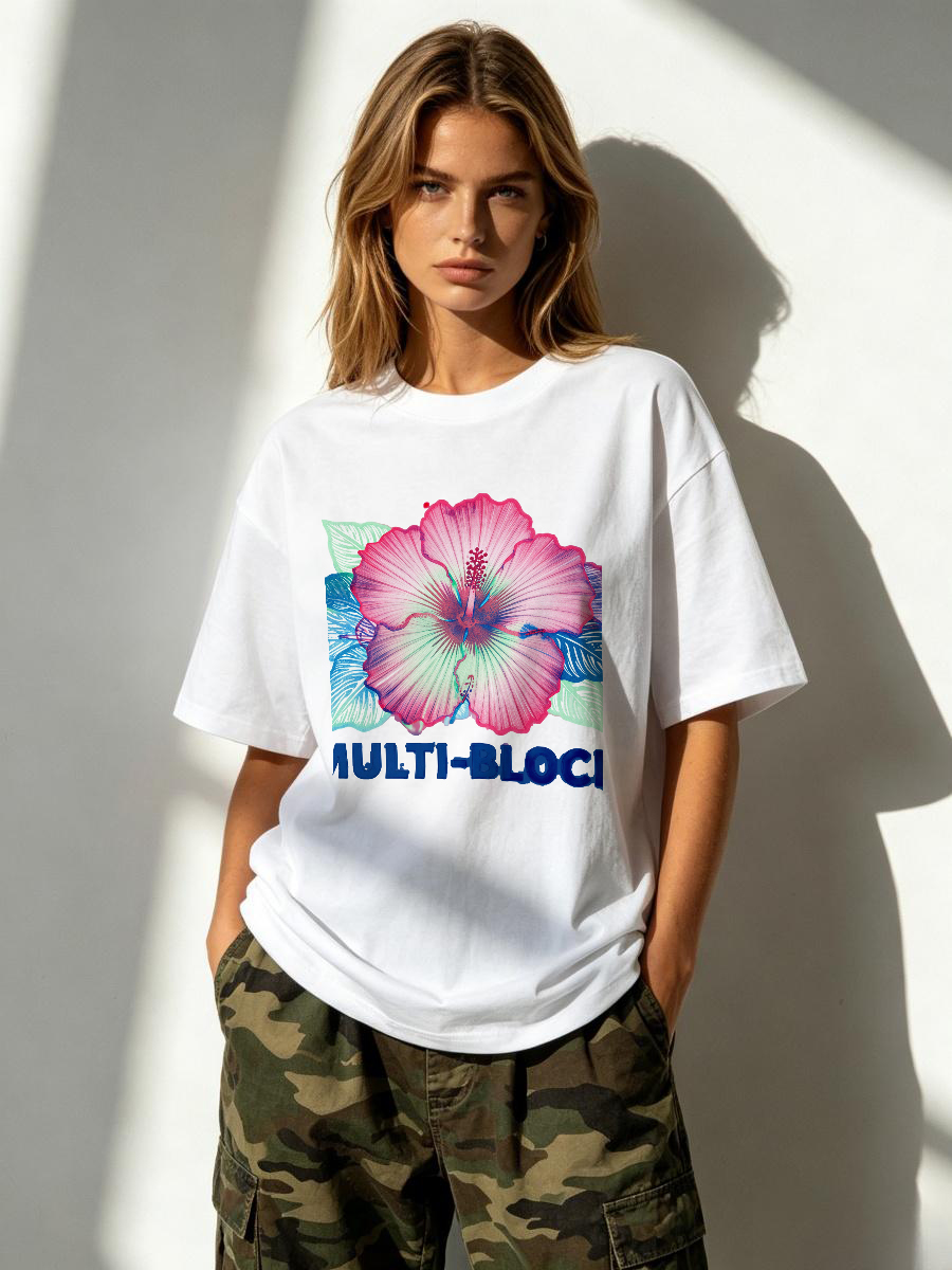 T Shirts Woman Block Print Han - Women Formal Wear Ethnic review and price