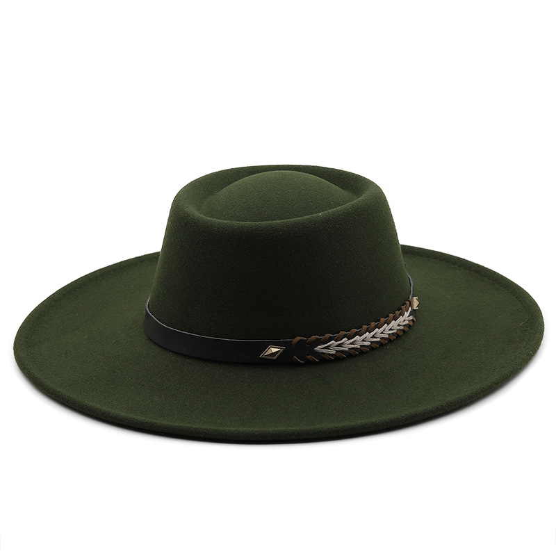 Classic Felt Wide Brim Panama  - Women Formal Wear Ethnic review and price