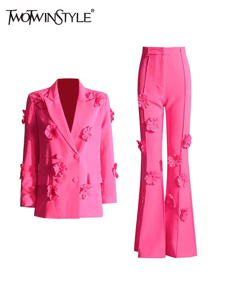 TWOTWINSTYLE Spliced Appliques - Women Formal Wear Set review and price