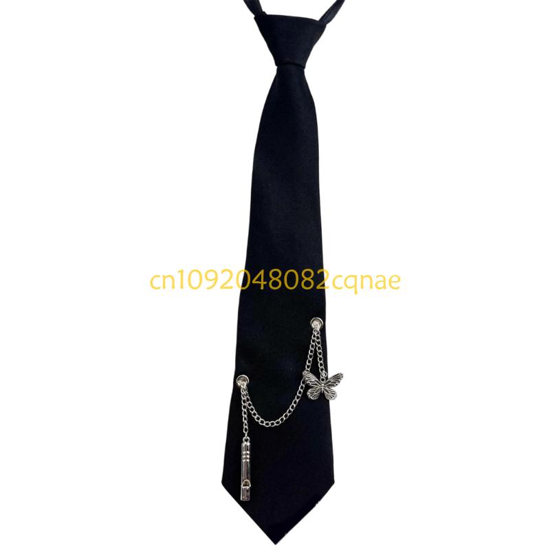Korean Necktie Zipper Closure  - Women Formal Wear Korean review and price