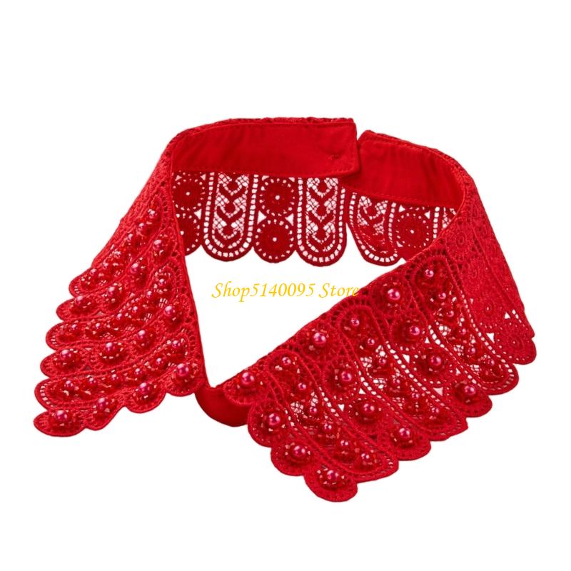 DXAE Stylish Lace Neckpiece wi - Women Formal Wear Look review and price
