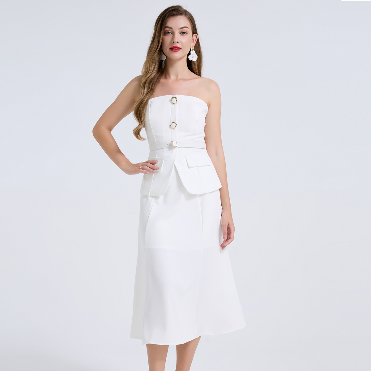 Elegant 2 Piece Women's Outfit - Women Formal Wear For Meeting review and price