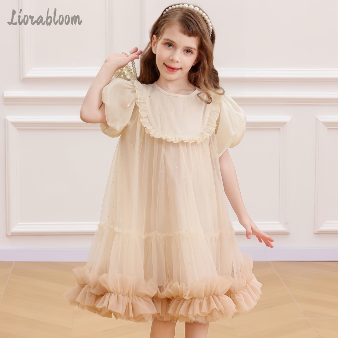 Girls' Khaki Tulle Dress Simpl - Women Formal Wear H&M review and price