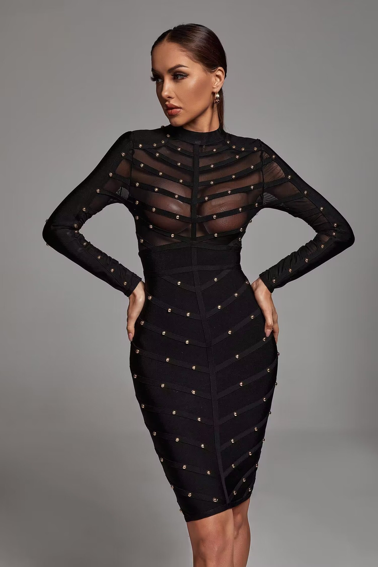 Stylish Rivets Glam Perspectiv - Women Formal Wear H&M review and price